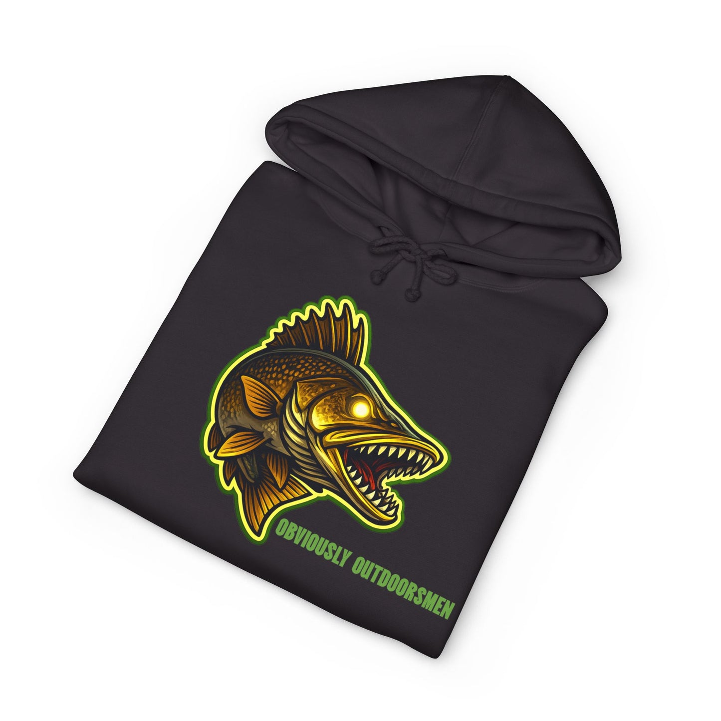 CRAZY EYES- Walleye Heavyweight Hooded Sweatshirt