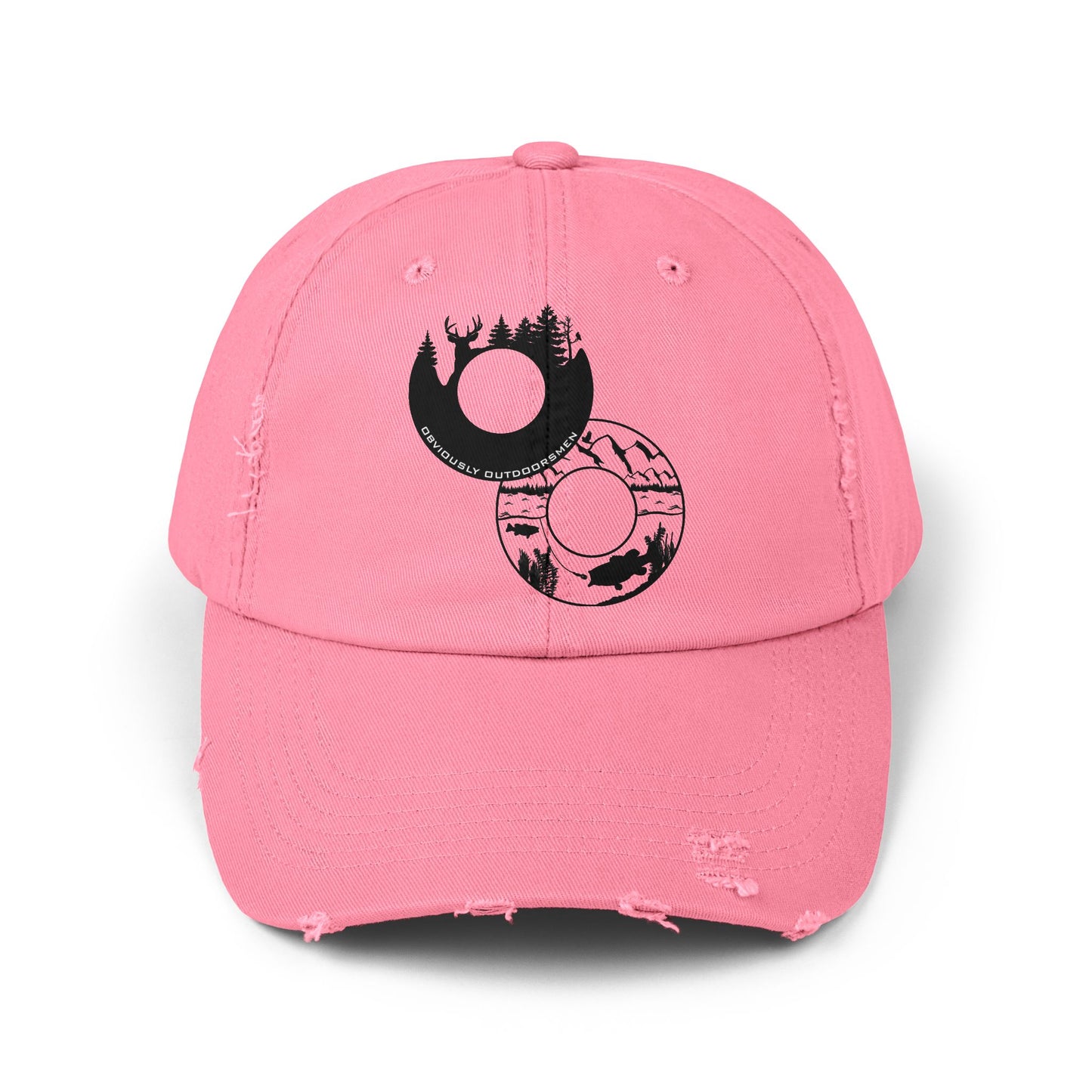 Obviously Outdoorsmen-Distressed Baseball Hat