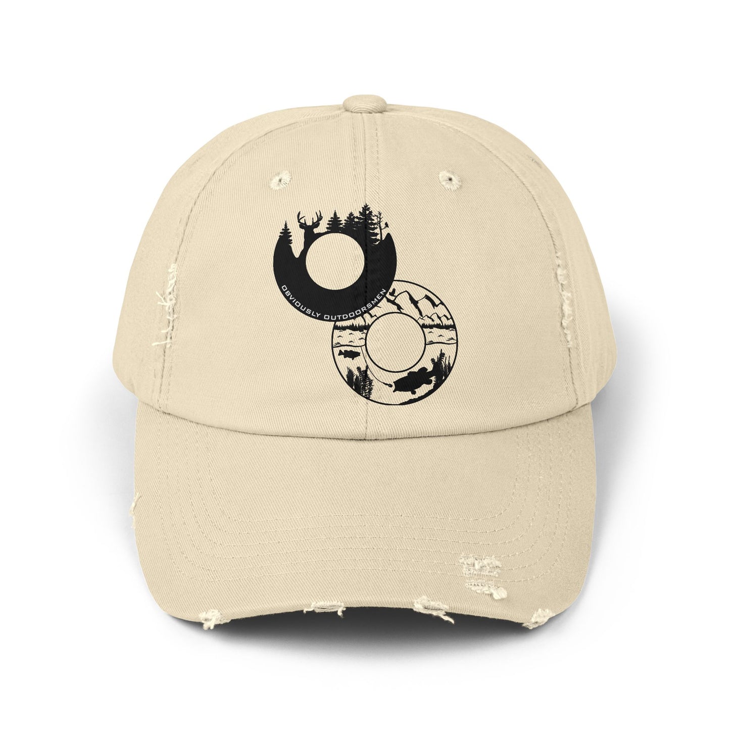 Obviously Outdoorsmen-Distressed Baseball Hat