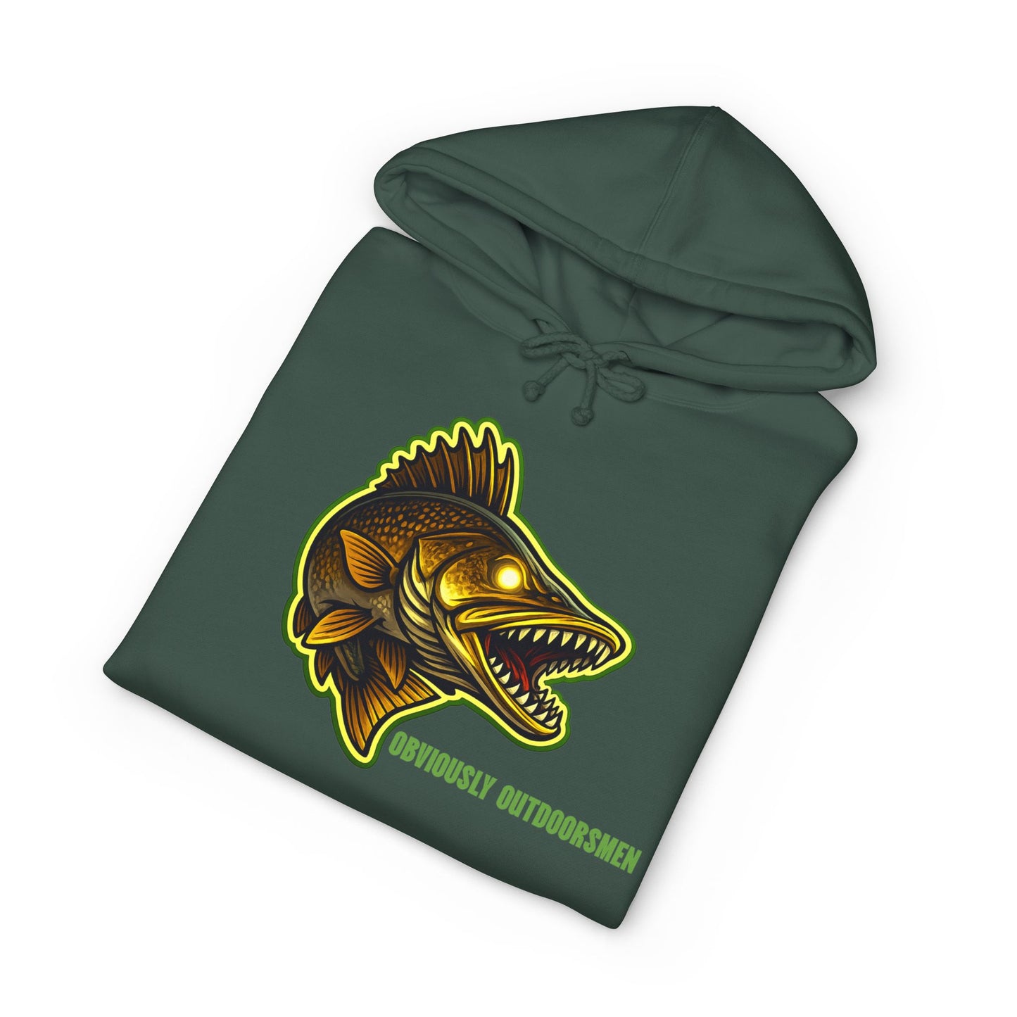 CRAZY EYES- Walleye Heavyweight Hooded Sweatshirt