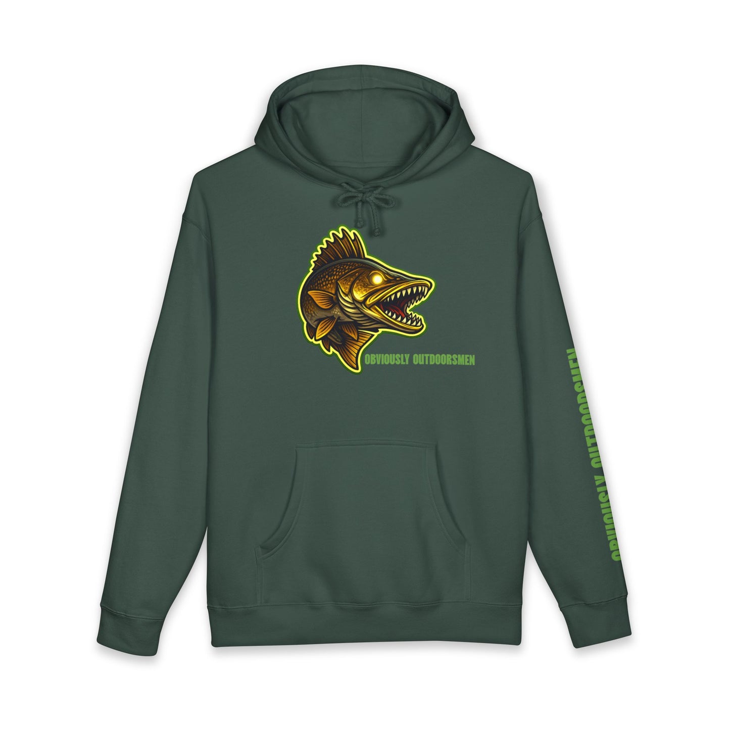 CRAZY EYES- Walleye Heavyweight Hooded Sweatshirt