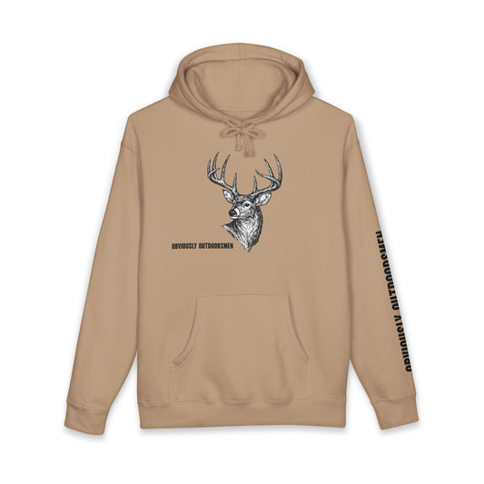 Whitetail Buck Heavyweight Hooded Sweatshirt