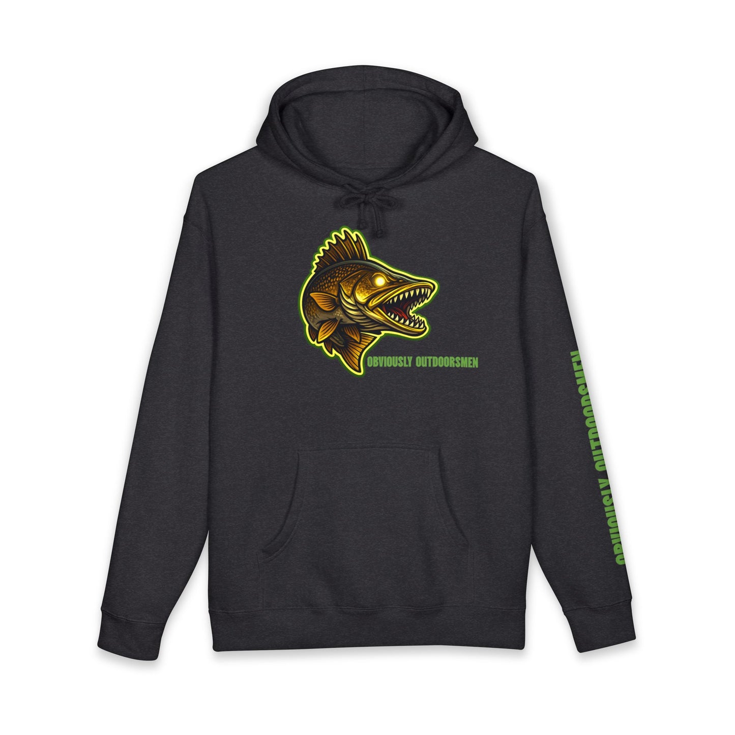 CRAZY EYES- Walleye Heavyweight Hooded Sweatshirt