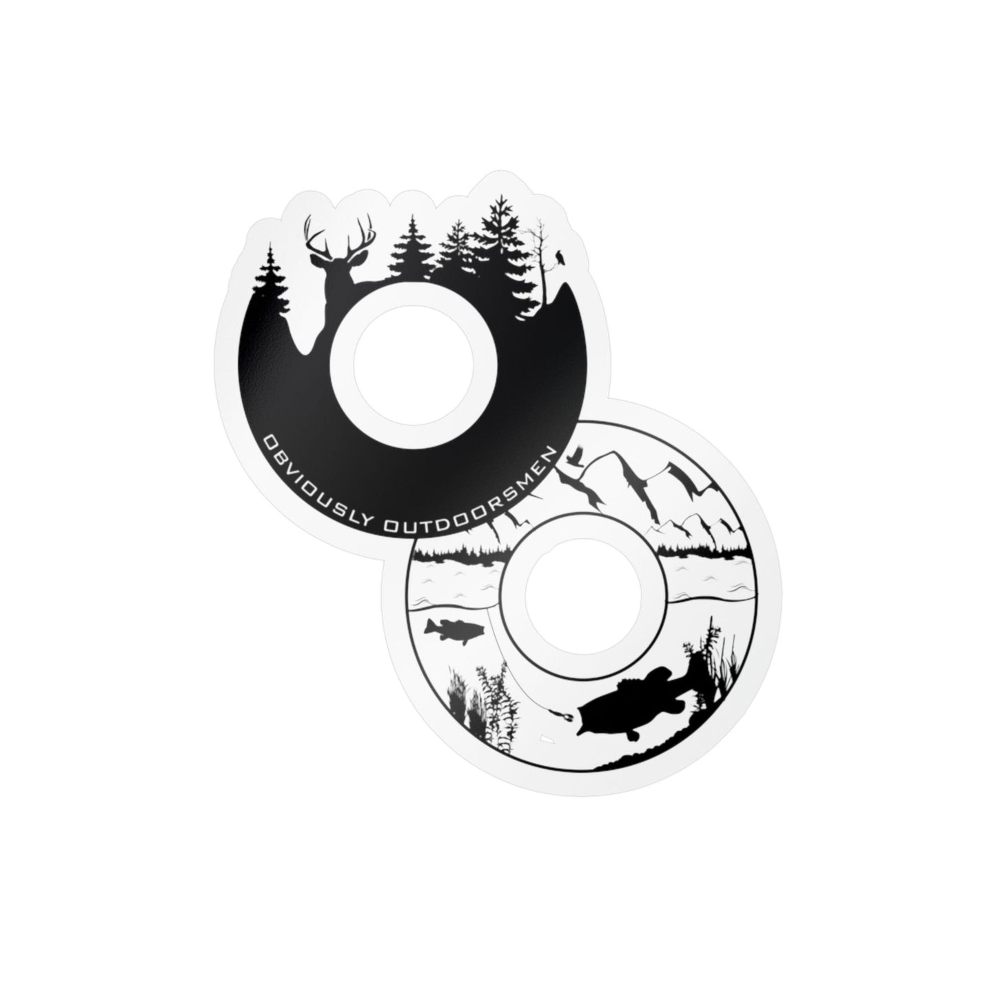 Obviously Outdoorsmen Sticker 3"x4"
