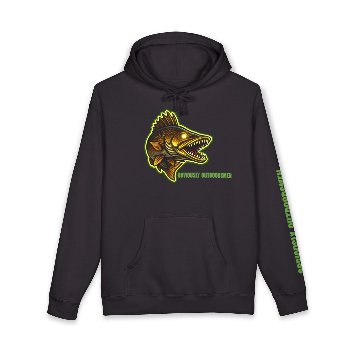 CRAZY EYES- Walleye Heavyweight Hooded Sweatshirt
