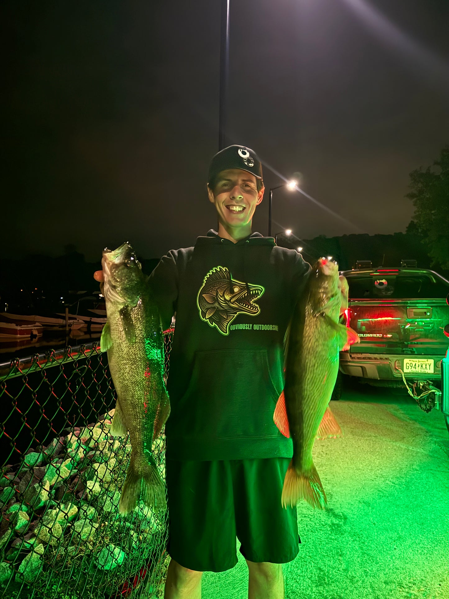 CRAZY EYES- Walleye Heavyweight Hooded Sweatshirt